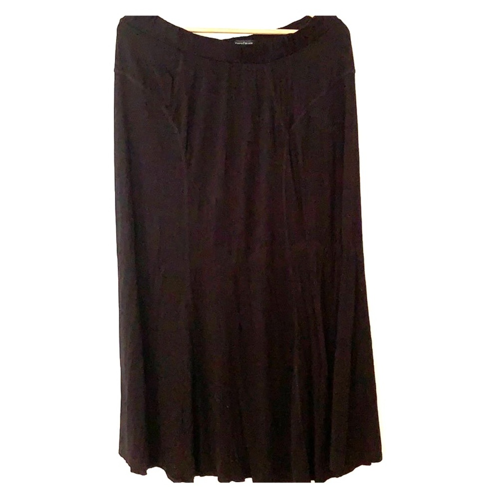 Flowy black maxi skirt